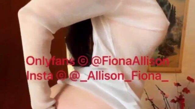 Allison Fiona!!! Erotic body on bedroom new vid-update