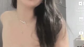 AndyyTok Sexy Babe Touching Tits Teasing TikTok Video